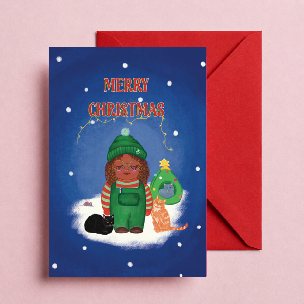 Christmas Elf Card - Bam