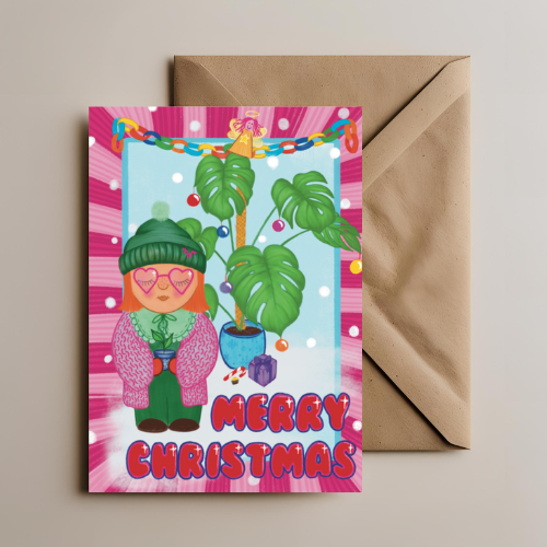 Christmas Elf Card - Luella