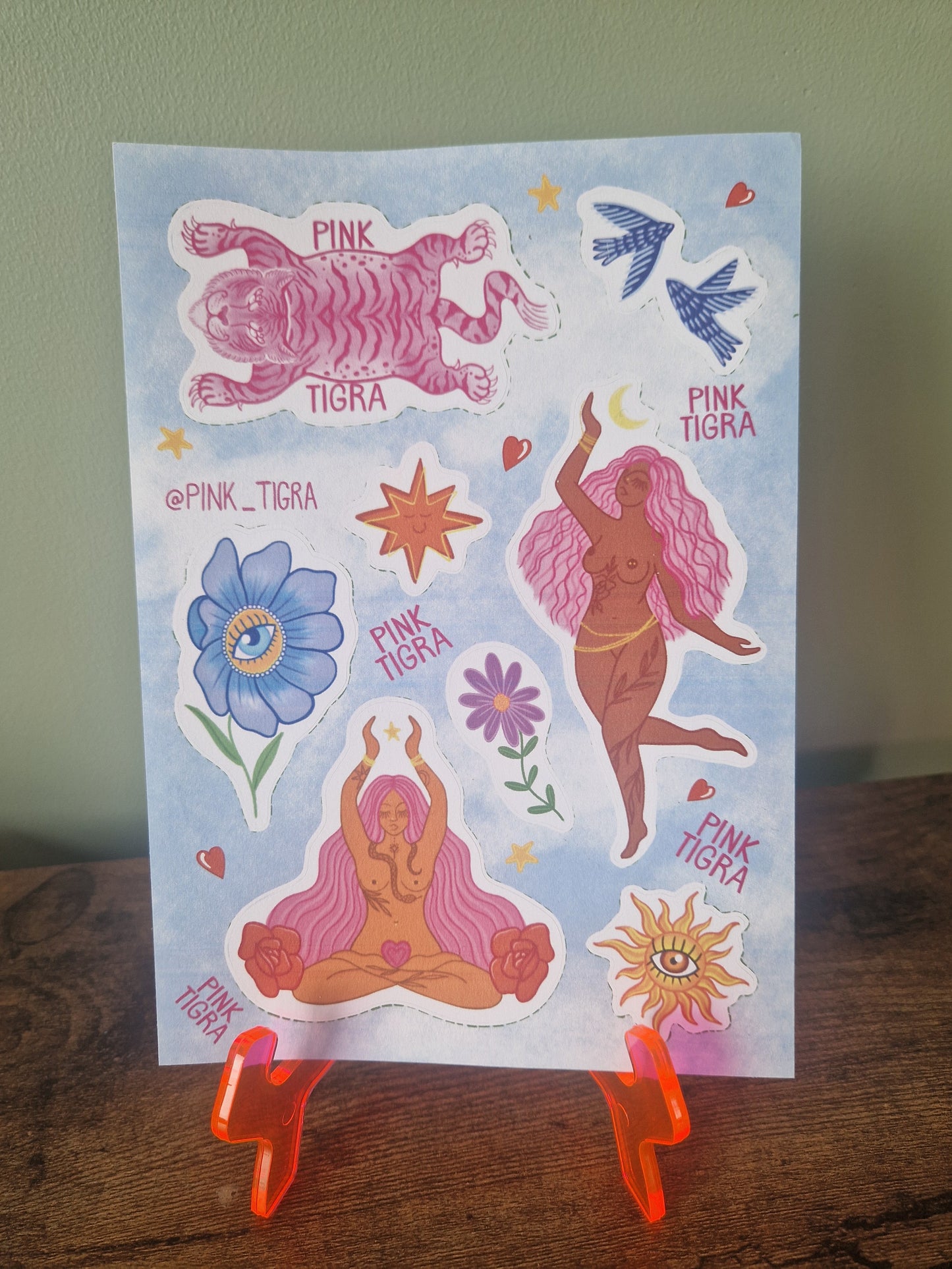 Babes A5 Sticker Sheet