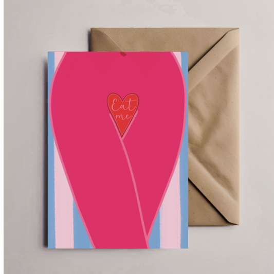 Eat Me Greetings Card
