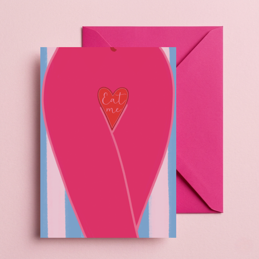 Eat Me Greetings Card