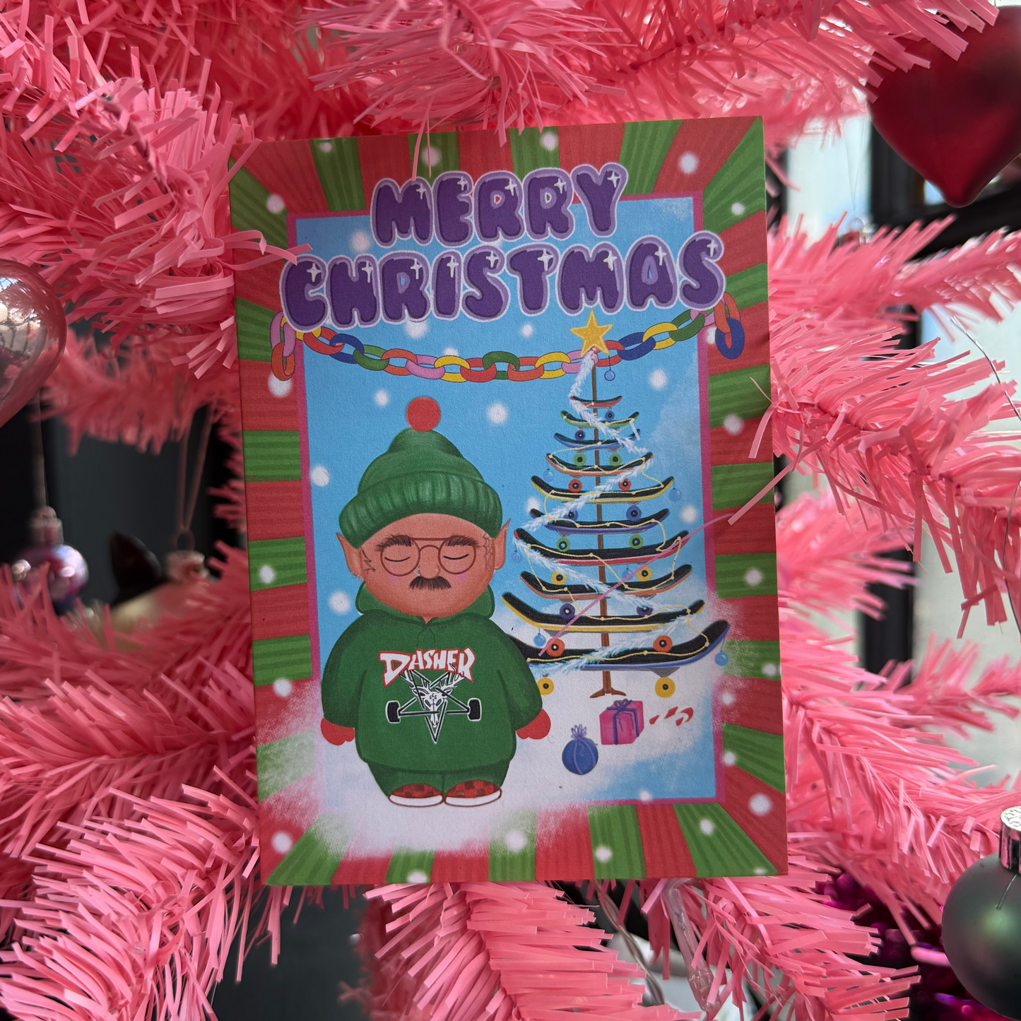 Christmas Elf Card - Ralph