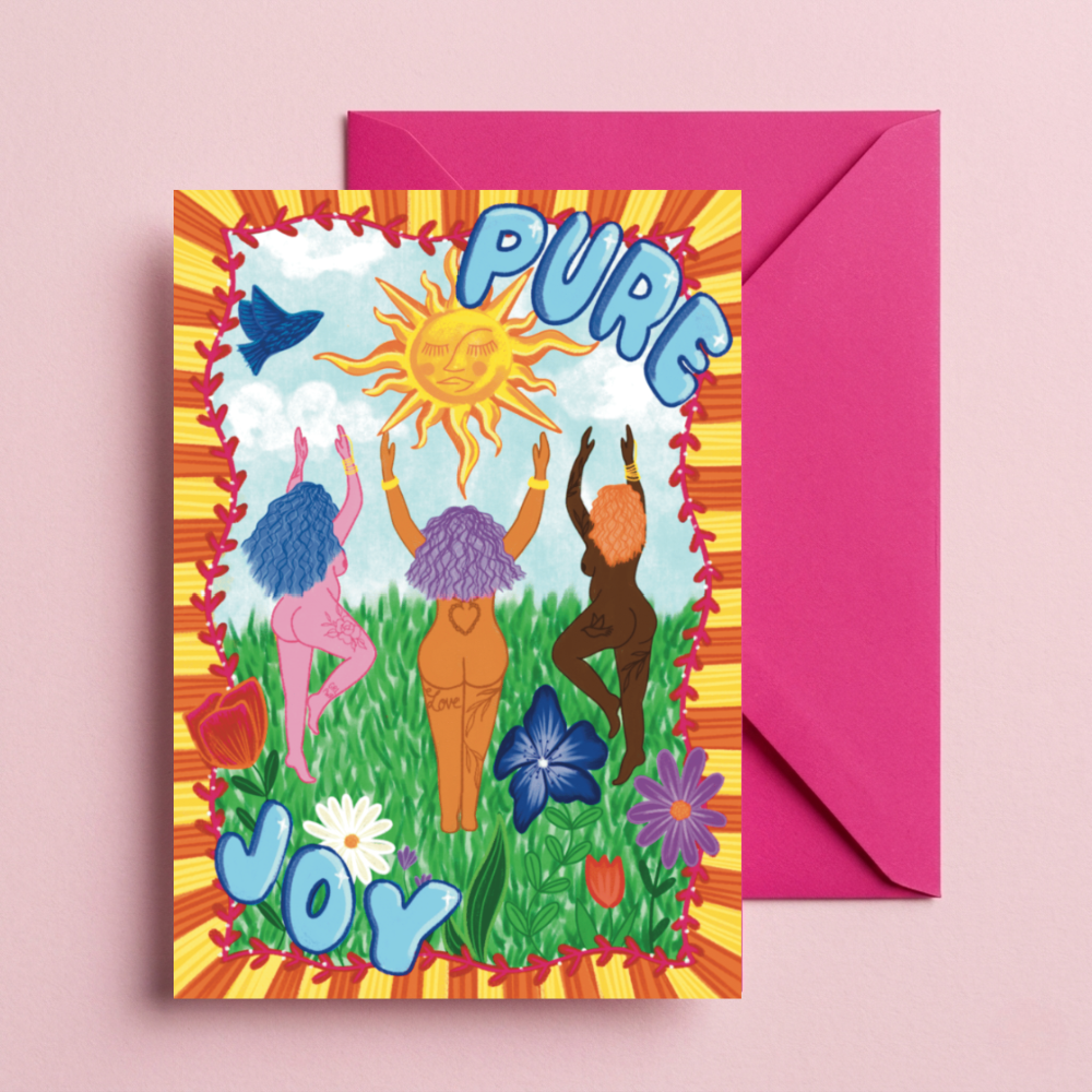Pure Joy Greetings Card