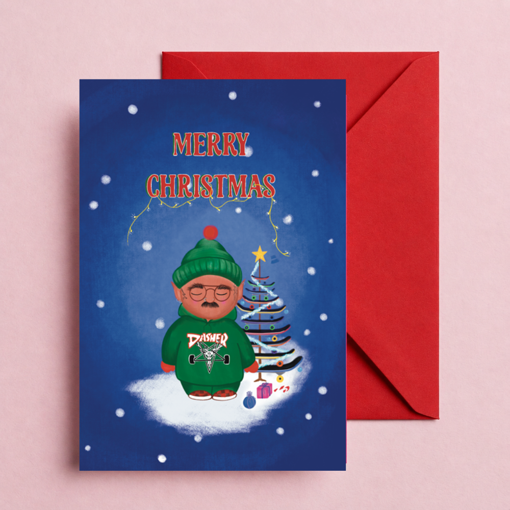 Christmas Elf Card - Ralph