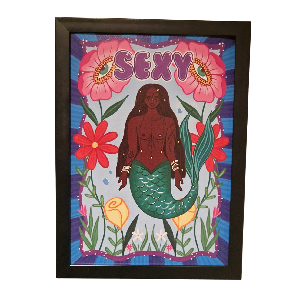 Sexy Mermaid Art Print | A4 & A3
